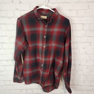 Men's Hobbs Creek longsleeve flannel shirt, size small